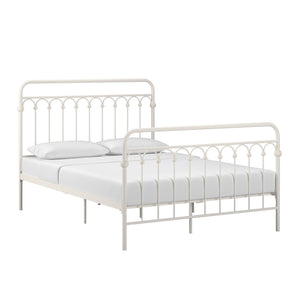 Gabrielle Arched Iron Platform Bed Elegant Metal Frame for Modern Bedroom Style