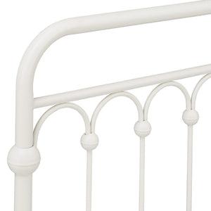 Gabrielle Arched Iron Platform Bed Elegant Metal Frame for Modern Bedroom Style