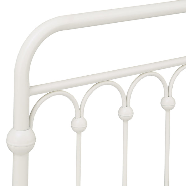 Gabrielle Arched Iron Platform Bed Elegant Metal Frame for Modern Bedroom Style