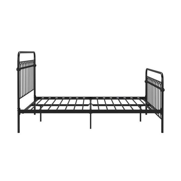 Gabrielle Arched Iron Platform Bed Elegant Metal Frame for Modern Bedroom Style