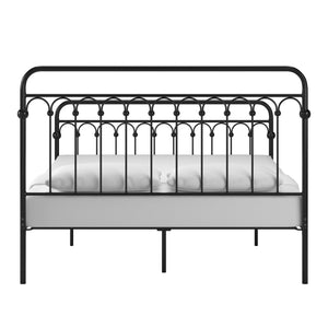Gabrielle Arched Iron Platform Bed Elegant Metal Frame for Modern Bedroom Style