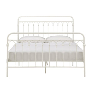 Gabrielle Arched Iron Platform Bed Elegant Metal Frame for Modern Bedroom Style