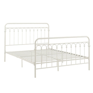 Gabrielle Arched Iron Platform Bed Elegant Metal Frame for Modern Bedroom Style