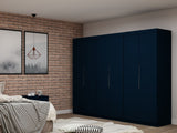 Manhattan Comfort Mulberry Contemporary - Modern Wardrobe/ Armoire/ Closet Tatiana Midnight Blue 124GMC4