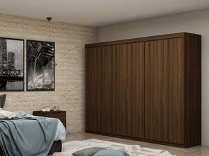 Manhattan Comfort Mulberry Contemporary - Modern Wardrobe/ Armoire/ Closet Brown 124GMC5