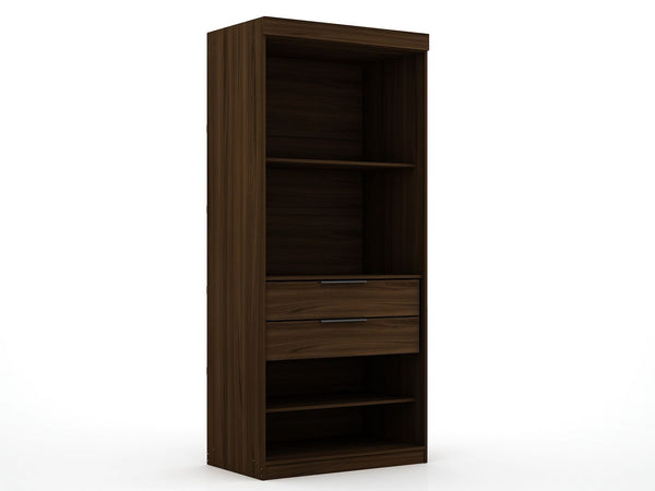 Manhattan Comfort Mulberry Contemporary - Modern Wardrobe/ Armoire/ Closet Brown 124GMC5