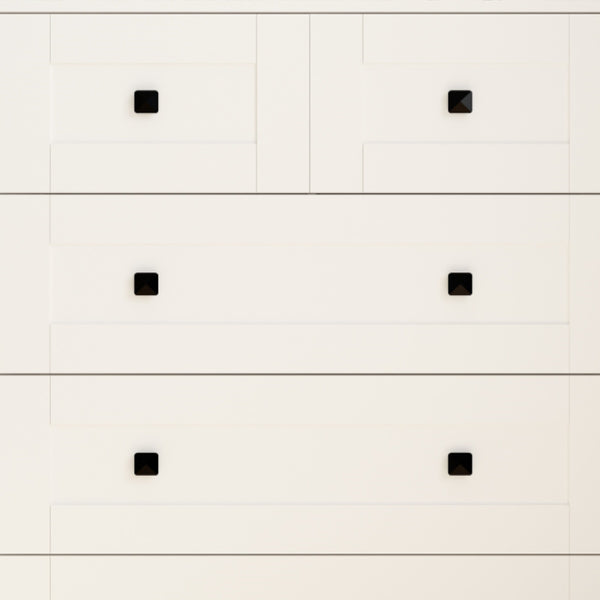 English Elm Chest Of Drawers - Elegant 5-Drawer Storage Solution In Ancient White For Rustic & Modern Spaces W2139P241084