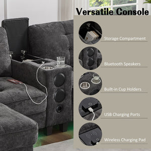 English Elm Swivel Barrel Accent Chair Chenille Tufted Round Club Seat for Living Room Lounge Grey N719S002290E