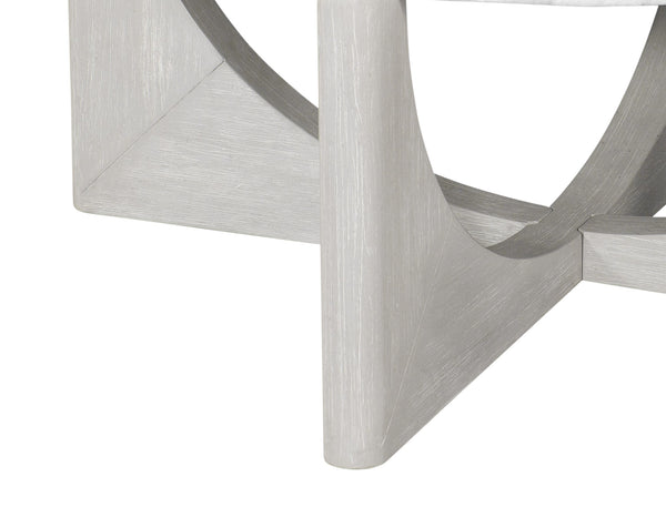 Basset Mirror Gavin Cocktail Table - Modern Driftwood Frame With Oversized White Marble Top For Elegant Living Spaces White Rubberwood,Marble 1250-lr-120