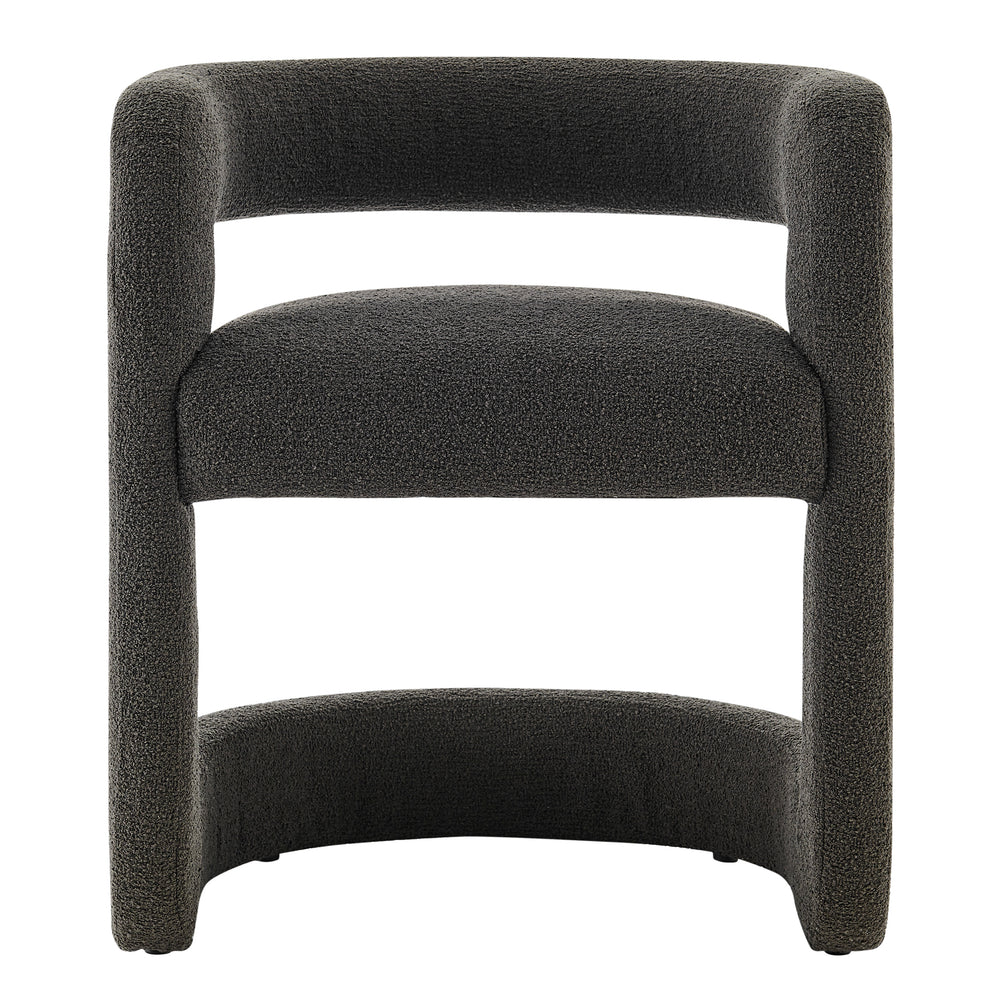 New Pacific Direct Althea Fabric Dining Side Chair Palladian Charcoal 24.5 x 21.5 x 27.5