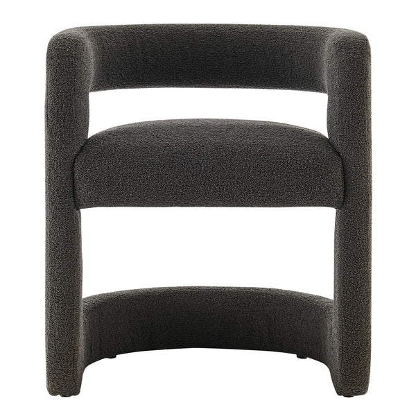 New Pacific Direct Althea Fabric Dining Side Chair Palladian Charcoal 24.5 x 21.5 x 27.5