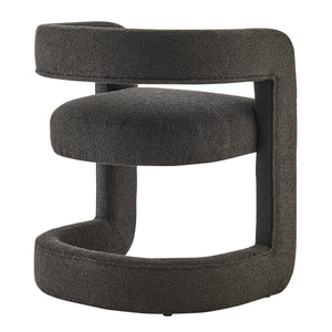 New Pacific Direct Althea Fabric Dining Side Chair Palladian Charcoal 24.5 x 21.5 x 27.5