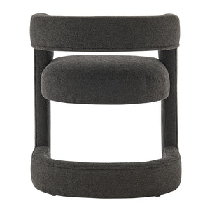 New Pacific Direct Althea Fabric Dining Side Chair Palladian Charcoal 24.5 x 21.5 x 27.5