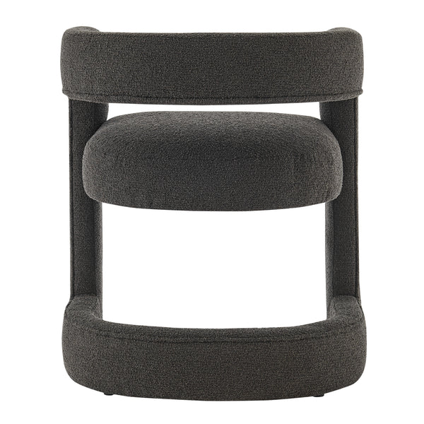 New Pacific Direct Althea Fabric Dining Side Chair Palladian Charcoal 24.5 x 21.5 x 27.5