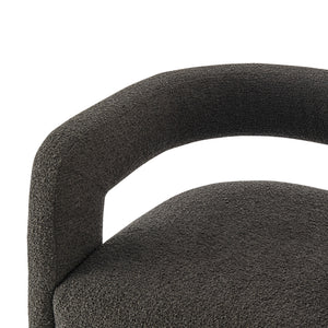 New Pacific Direct Althea Fabric Dining Side Chair Palladian Charcoal 24.5 x 21.5 x 27.5