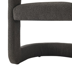 New Pacific Direct Althea Fabric Dining Side Chair Palladian Charcoal 24.5 x 21.5 x 27.5