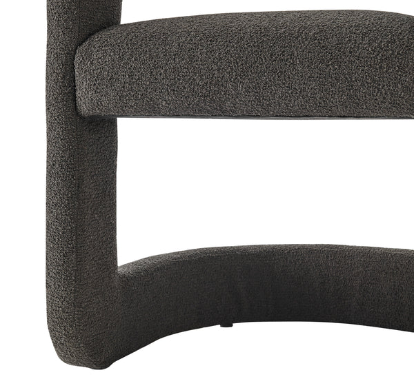 New Pacific Direct Althea Fabric Dining Side Chair Palladian Charcoal 24.5 x 21.5 x 27.5