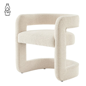 New Pacific Direct Althea Fabric Dining Side Chair Palladian Beige 24.5 x 21.5 x 27.5