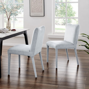 Alder Velvet Dining Side Chair - Set of 2 Zen Gray 1250063-642 New Pacific Direct