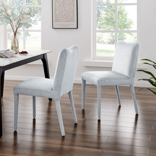 Alder Velvet Dining Side Chair - Set of 2 Zen Gray 1250063-642 New Pacific Direct