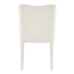 Alder Velvet Dining Side Chair - Set of 2 Zen Cream, Beige 1250063-643 New Pacific Direct