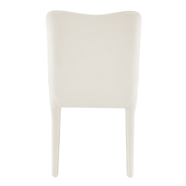Alder Velvet Dining Side Chair - Set of 2 Zen Cream, Beige 1250063-643 New Pacific Direct