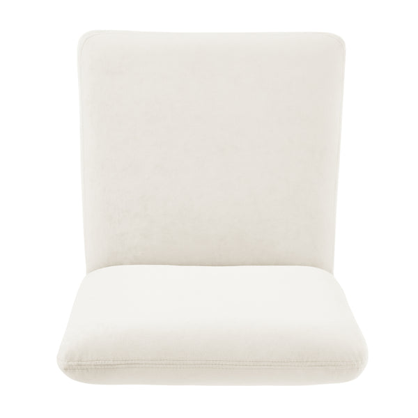 Alder Velvet Dining Side Chair - Set of 2 Zen Cream, Beige 1250063-643 New Pacific Direct