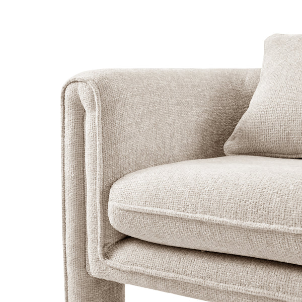 Heidi Fabric Accent Arm Chair Grenada Cream, Beige 1250066-632 New Pacific Direct
