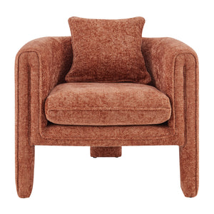 Heidi Fabric Accent Arm Chair Grenada Terracotta, Orange 1250066-634 New Pacific Direct