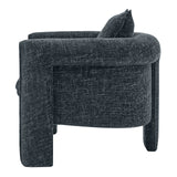 Heidi Fabric Accent Arm Chair Grenada Charcoal, Black 1250066-635 New Pacific Direct