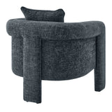 Heidi Fabric Accent Arm Chair Grenada Charcoal, Black 1250066-635 New Pacific Direct