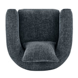 Heidi Fabric Accent Arm Chair Grenada Charcoal, Black 1250066-635 New Pacific Direct