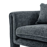 Heidi Fabric Accent Arm Chair Grenada Charcoal, Black 1250066-635 New Pacific Direct