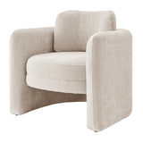 Deryll Fabric Accent Arm Chair Grenada Cream, Beige 1250068-632 New Pacific Direct