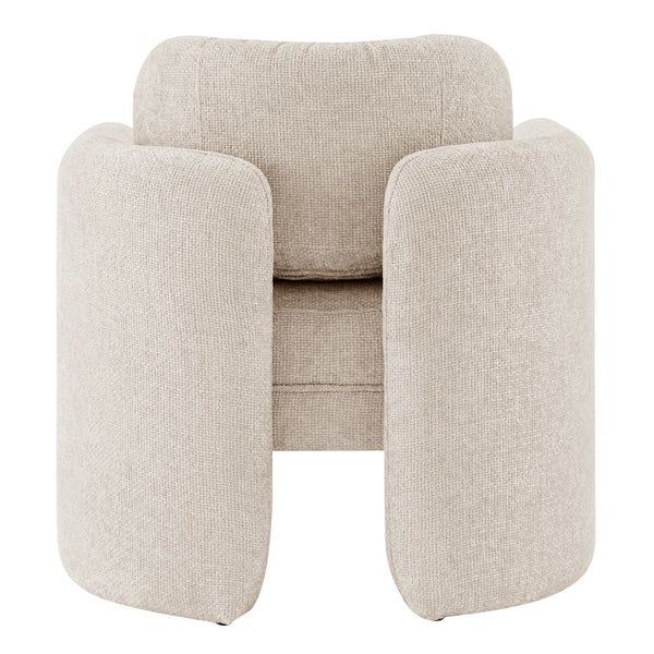 Deryll Fabric Accent Arm Chair Grenada Cream, Beige 1250068-632 New Pacific Direct