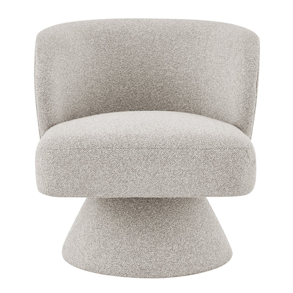 Jacinta Fabric Swivel Accent Chair Horizon Gray 1250071-645 New Pacific Direct