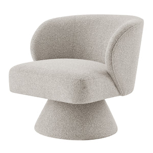 Jacinta Fabric Swivel Accent Chair Horizon Gray 1250071-645 New Pacific Direct