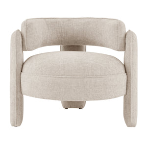 Rebecca Fabric Accent Arm Chair Grenada Cream, Beige 1250073-632 New Pacific Direct