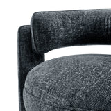 Rebecca Fabric Accent Arm Chair Grenada Charcoal, Black 1250073-635 New Pacific Direct