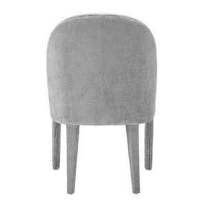New Pacific Direct Stacy Fabric Dining Side Chair, Seville Gray Seville Gray, Gray 100% Polyester, Plywood 1250074-625-npd