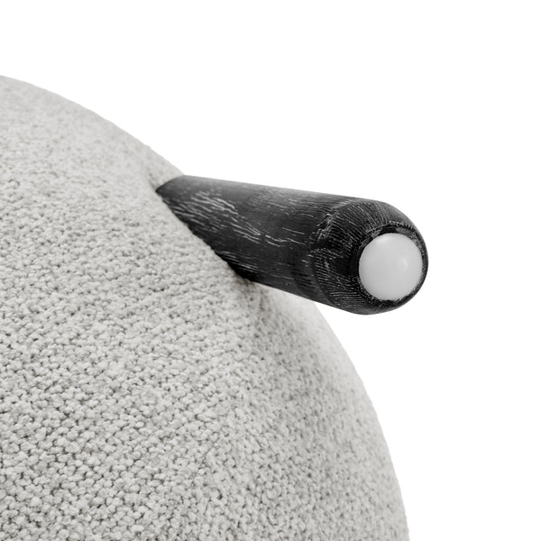 New Pacific Direct Murphy Fabric Storage Ottoman, Horizon Gray Horizon Gray, Gray 100% Polyester, Plywood 1250075-645-npd