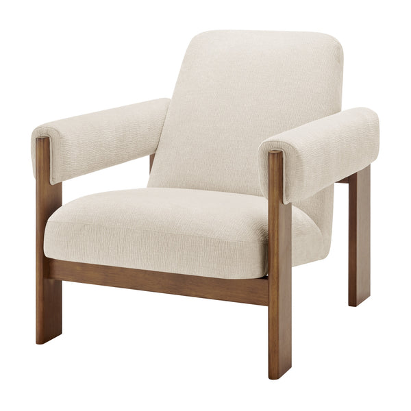 New Pacific Direct Silvia Fabric Accent Arm Chair, Dazzle Cream Dazzle Cream, Beige 100% Polyester, Plywood 1250077-680-npd
