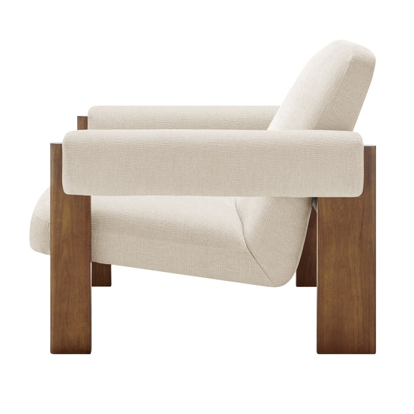 New Pacific Direct Silvia Fabric Accent Arm Chair, Dazzle Cream Dazzle Cream, Beige 100% Polyester, Plywood 1250077-680-npd