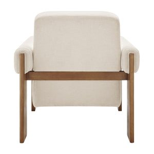 New Pacific Direct Silvia Fabric Accent Arm Chair, Dazzle Cream Dazzle Cream, Beige 100% Polyester, Plywood 1250077-680-npd