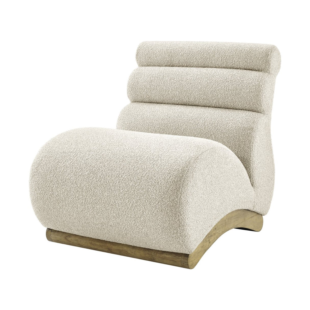 New Pacific Direct Lucius Wiggle Accent Chair In Textured Boucle Fabric For A Cozy Modern Living Room Experience Milford Beige 19% Polyester,81% Polypropylene 1250086-729-npd