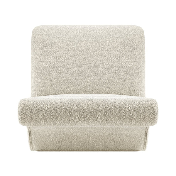 New Pacific Direct Lucius Wiggle Accent Chair In Textured Boucle Fabric For A Cozy Modern Living Room Experience Milford Beige 19% Polyester,81% Polypropylene 1250086-729-npd