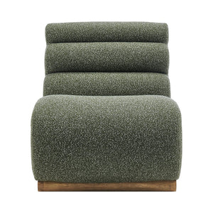 New Pacific Direct Lucius Wiggle Accent Chair In Textured Boucle Fabric For A Cozy Modern Living Room Experience Milford Green 19% Polyester,81% Polypropylene 1250086-730-npd