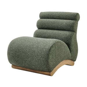 New Pacific Direct Lucius Wiggle Accent Chair In Textured Boucle Fabric For A Cozy Modern Living Room Experience Milford Green 19% Polyester,81% Polypropylene 1250086-730-npd