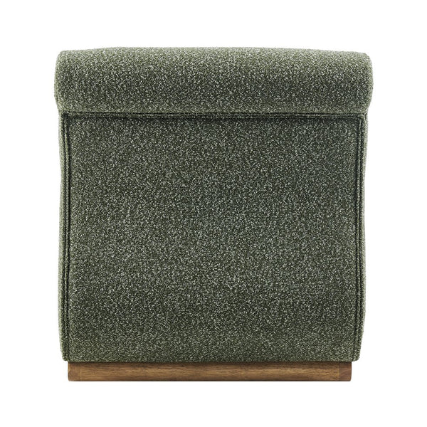 New Pacific Direct Lucius Wiggle Accent Chair In Textured Boucle Fabric For A Cozy Modern Living Room Experience Milford Green 19% Polyester,81% Polypropylene 1250086-730-npd
