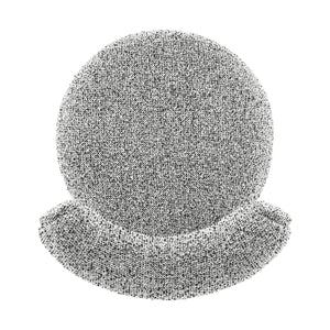 New Pacific Direct Esther Boucle Accent Chair - Contemporary Designer Favorite With Unique Rounded Shape And Comfort Speckled White 100% Polyester 1250087-732-npd